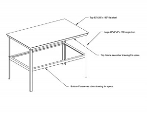 welding table plans